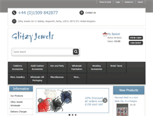 Tablet Screenshot of glitzy-jewels.co.uk